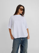 Tender Oversized White Unisex T-Shirt