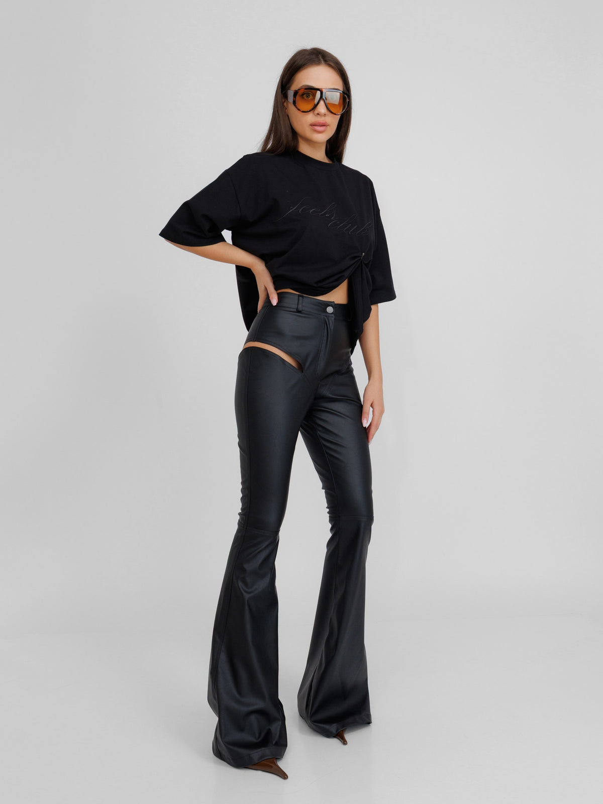 Trouble Faux Leather Pants