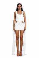 "Bacio" Draped Mini Dress