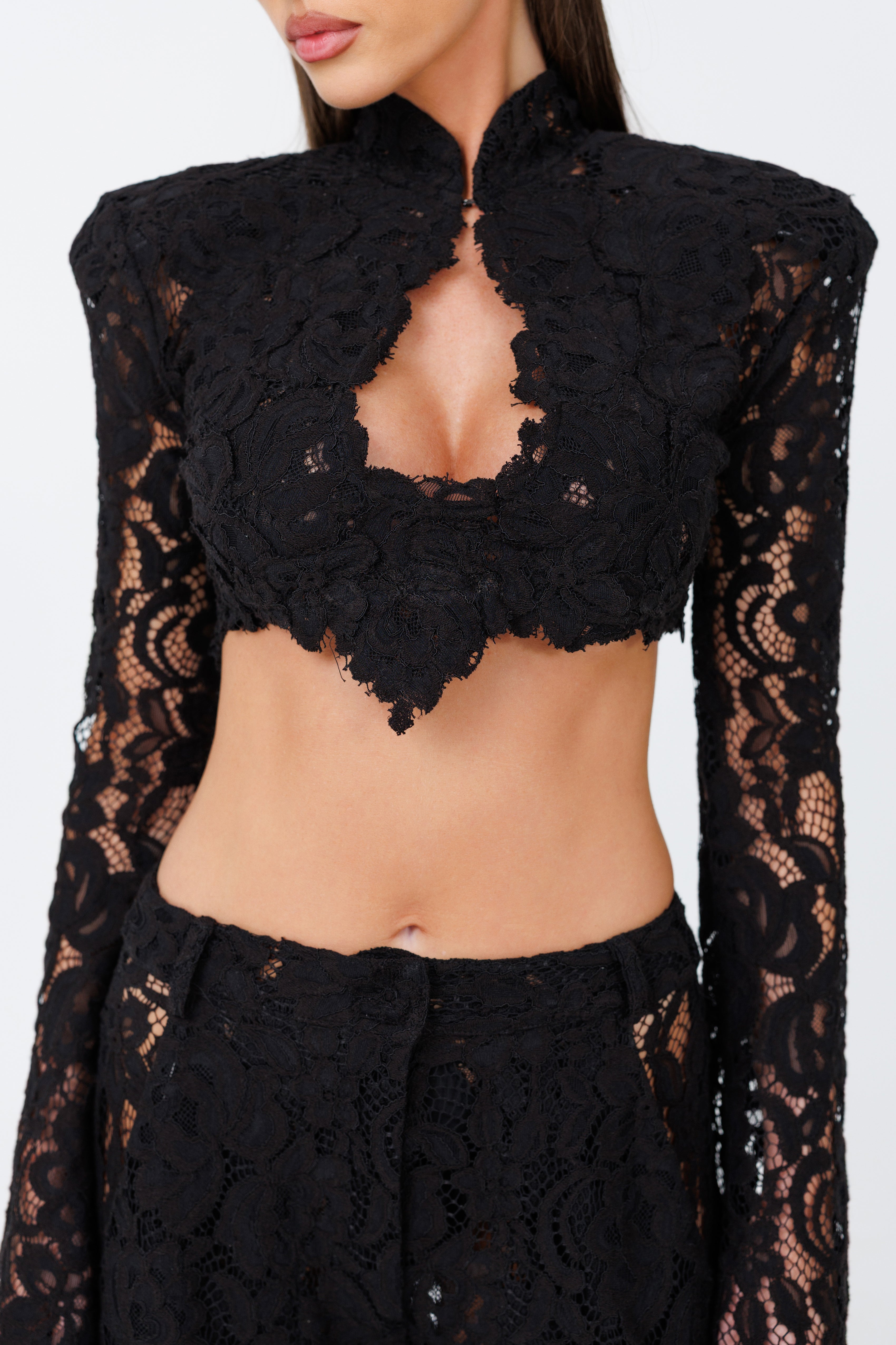 Cannes Co-Ord Black TOP