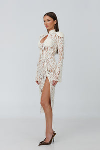 Amalfi Ivory Lace Dress