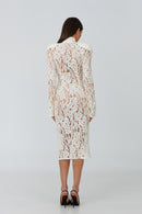 Amalfi Ivory Lace Dress