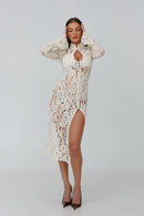 Amalfi Ivory Lace Dress
