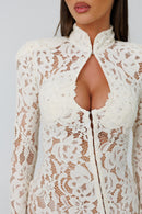 Amalfi Ivory Lace Dress