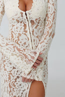 Amalfi Ivory Lace Dress