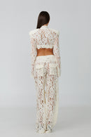 Havana Ivory High-Waist Pants