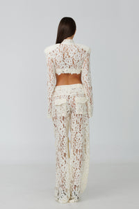 Havana Ivory High-Waist Pants