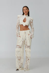 Havana Black High-Waist Pants