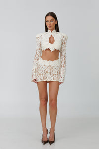 Cannes Co-Ord Ivory Skirt