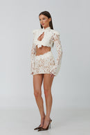 Cannes Co-Ord Ivory Top