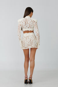 Cannes Co-Ord Ivory Skirt