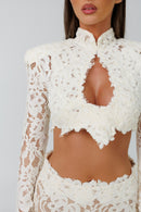 Cannes Co-Ord Ivory Top
