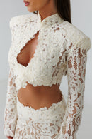 Cannes Co-Ord Ivory Top