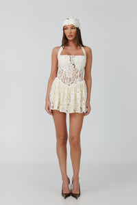 St. Tropez Ivory Lace Dress
