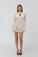 Santorini Ivory Mini Dress