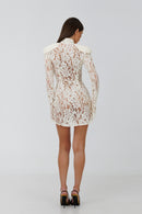 Santorini Ivory Mini Dress