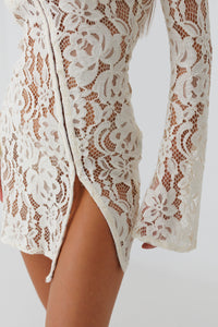 Santorini Ivory Mini Dress