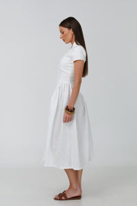 Positano Midi Linen Dress
