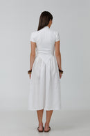 Positano Midi Linen Dress