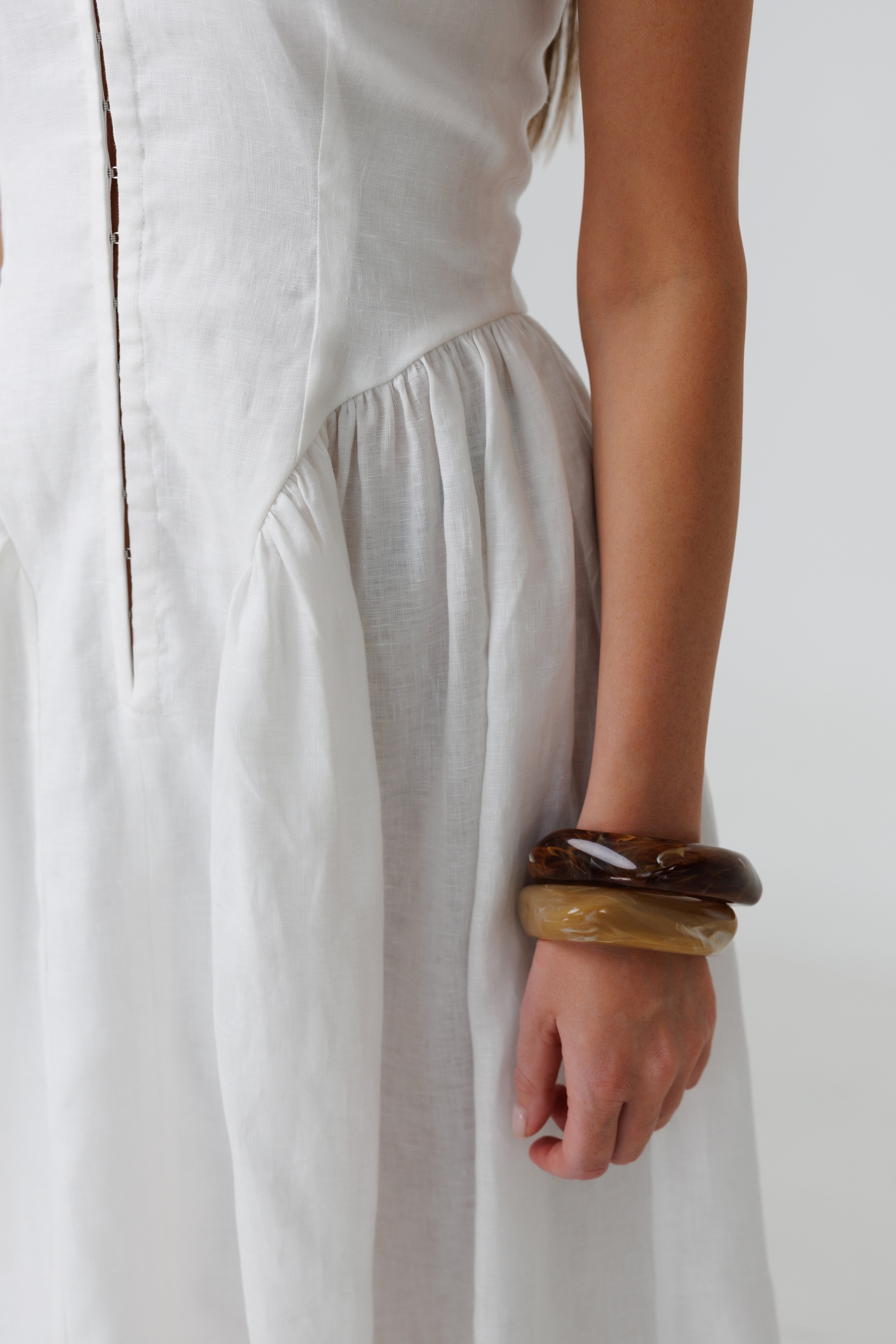 Positano Midi Linen Dress