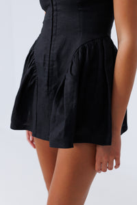 Positano Mini Linen Dress With Shorts