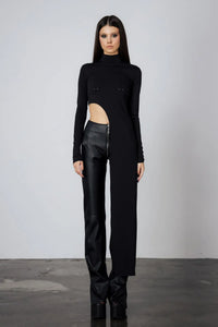 "Chrome Kiss" Faux Leather Pants