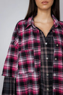 "Cherry Bombshell"  Layered Shirt - UNISEX