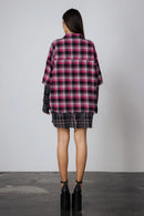 "Cherry Bombshell"  Layered Shirt - UNISEX