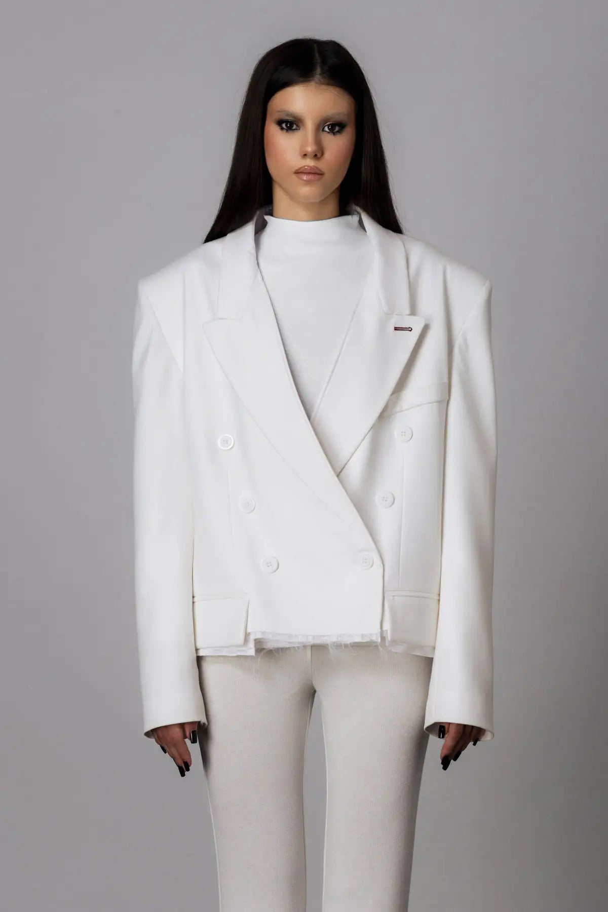 "Boulevardier" Cropped Blazer