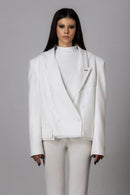 "Boulevardier" Cropped Blazer