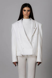 "Boulevardier" Cropped Blazer
