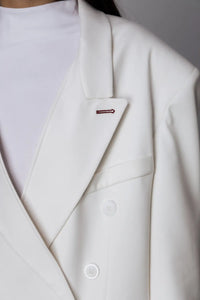 "Boulevardier" Cropped Blazer