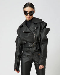 "After Hours" Genuine Leather Jacket