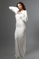 "APHRODITE" Long Maxi Dress with Open Back