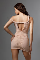 "TAYGETE" Curl Mini Dress