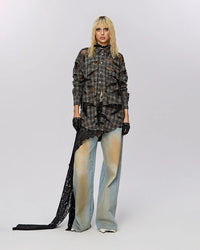 "Fume" Lace Oversized Shirt