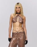 "Pyre" Sequin Bra Top