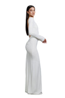 "Luce" Open Back Maxi Dress