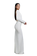 "Luce" Open Back Maxi Dress