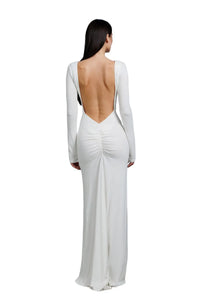 "Luce" Open Back Maxi Dress