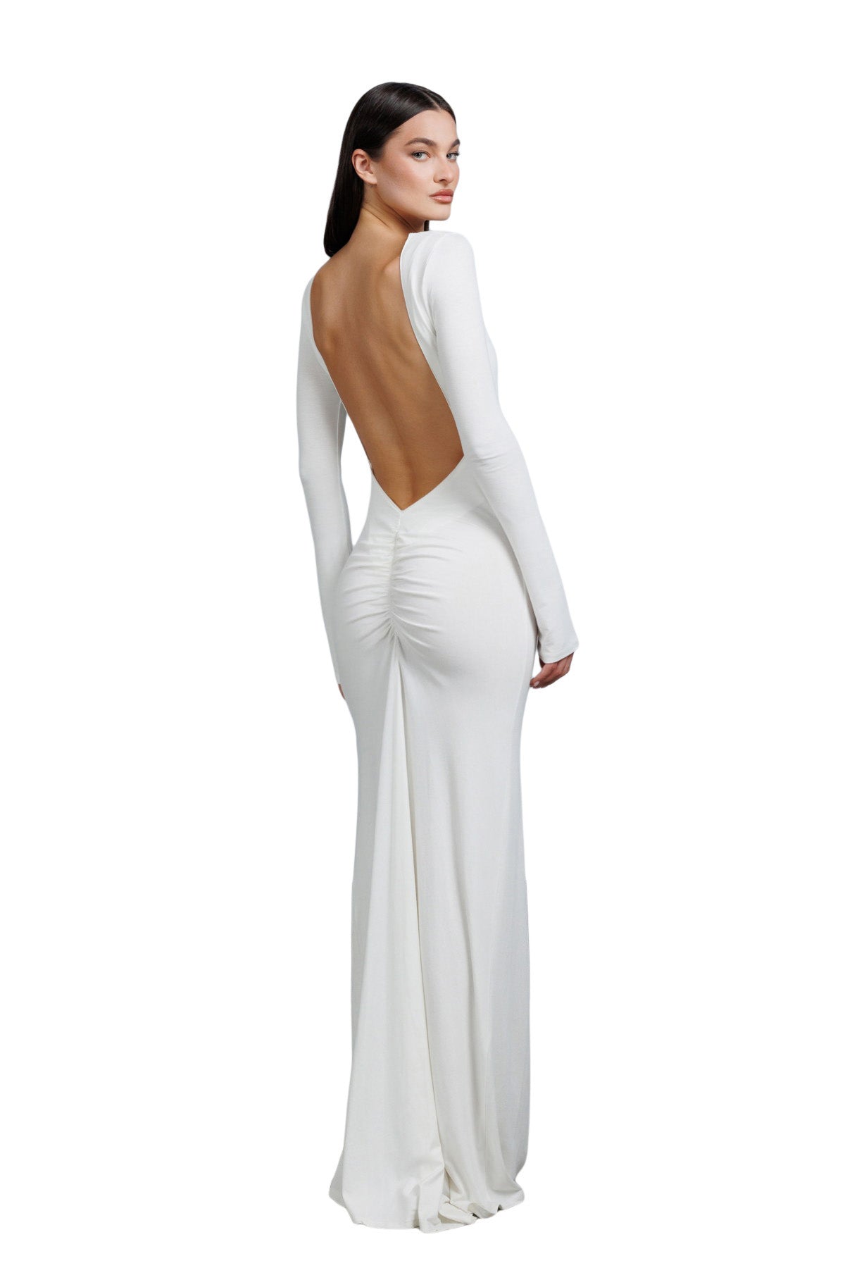 "Luce" Open Back Maxi Dress
