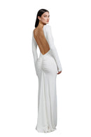 "Luce" Open Back Maxi Dress