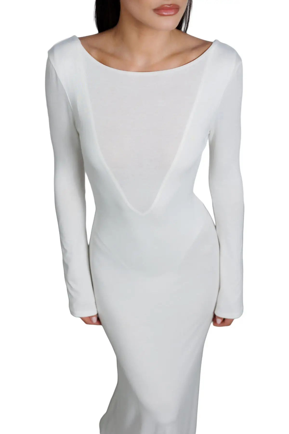 "Luce" Open Back Maxi Dress