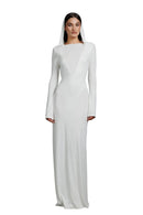 "Luce" Open Back Maxi Dress
