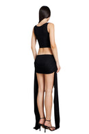 "Bacio" Draped Mini Dress