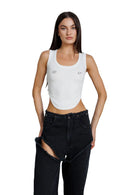 "Notte" Tank Top with Piercings