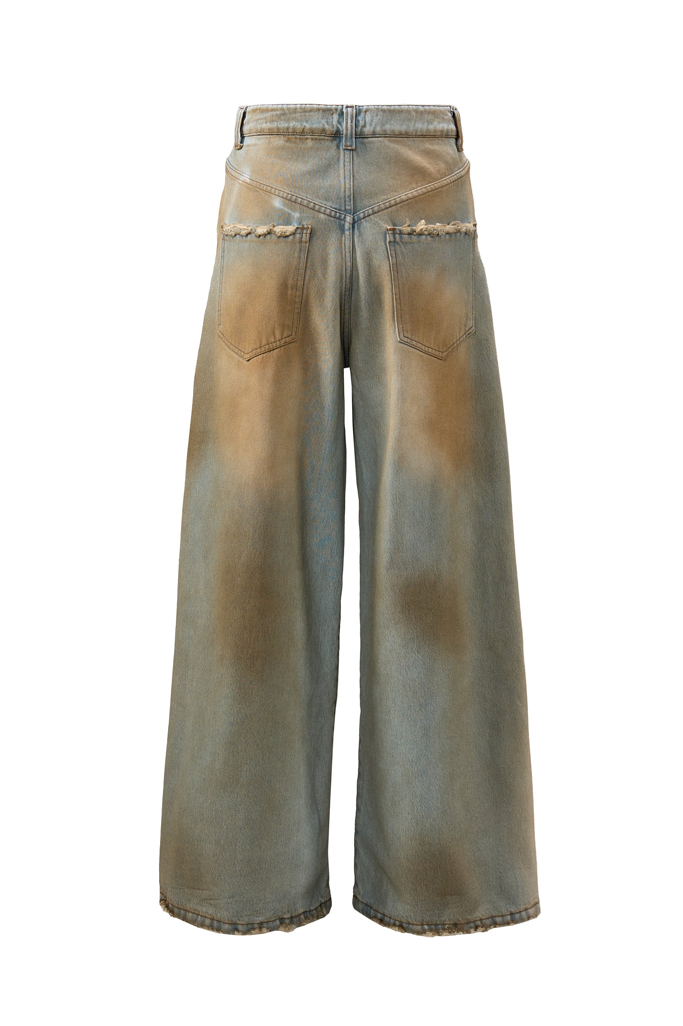 "Fireflite" Cut-Out Baggy Denim Pants