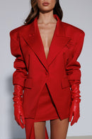 "Empress" Red Blazer