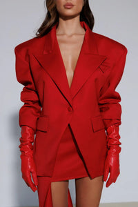 "Empress" Red Blazer