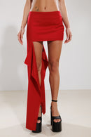 "Empress" Red Skirt